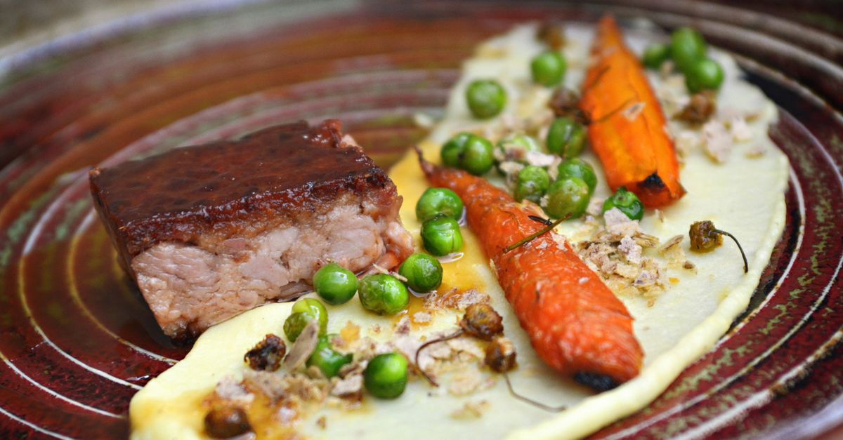 purée de petits pois et pommes de terre onctueuse, idéale pour accompagner vos plats avec douceur et saveur.